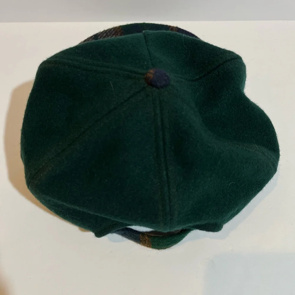 Vintage Eddie Bauer Solid & Plaid Wool Blend Adjustable One Size Men Hat USA - Picture 4 of 11